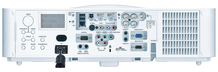 日立HCP-D757W工程投影機產品背面